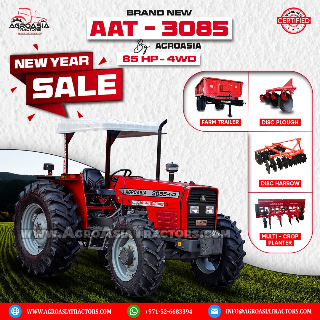 brand new 85hp 4WD tractor new year discounts