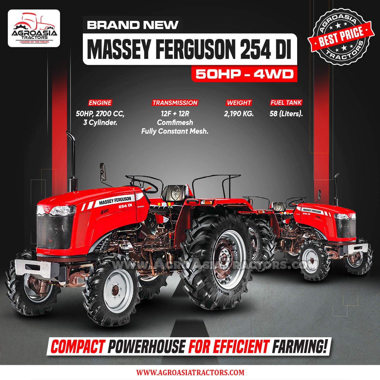 MF 254 with Fron Loade
