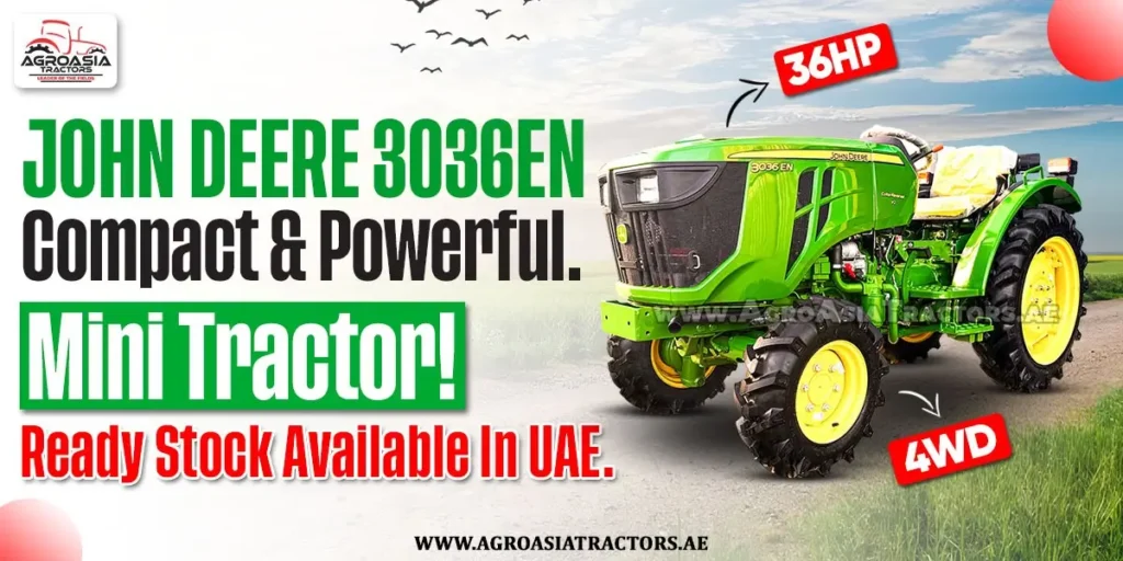 johndeere 3036 36hp mini tractor uae